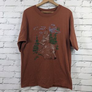 Vintage Wolf T-shirt size large